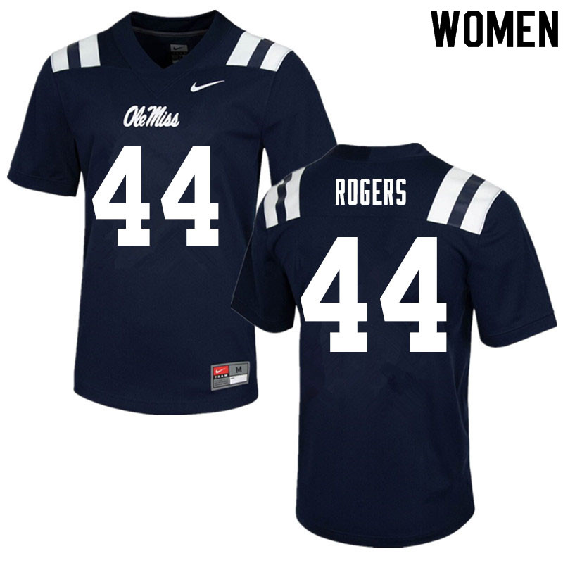 Payton Rogers Ole Miss Rebels NCAA Women's Navy #44 Stitched Limited College Football Jersey OBE3558OY